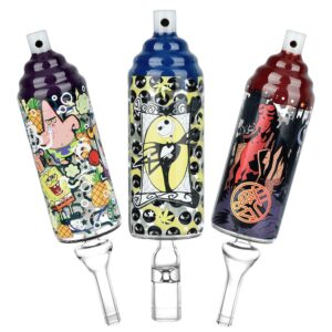 dabtizeddabstrawspraycan.jpg Dabtized Spray Paint Puffs Bubbler Dab Straw & Dry Herb Pipe